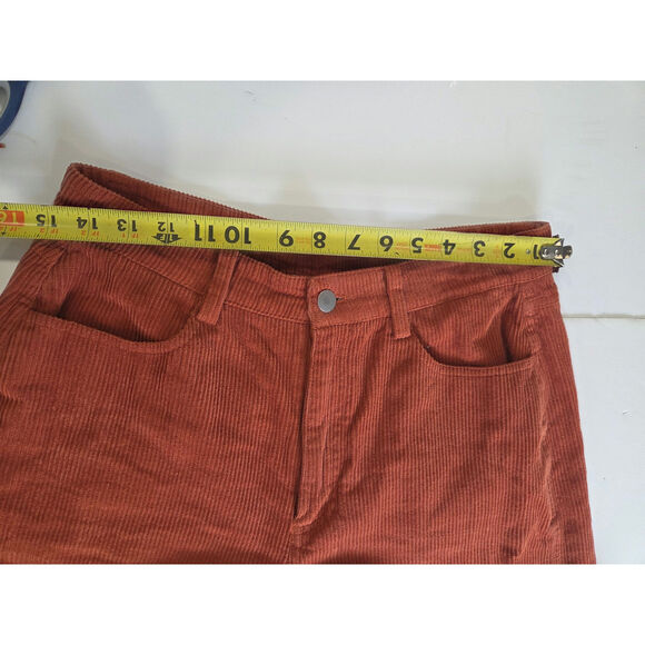 Altar'd State Rust Wide Leg High Waist Corduroy Pants Large - Picture 5 of 7